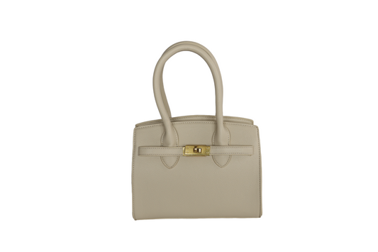 Borsa a mano in simil pelle Megan baby -beige