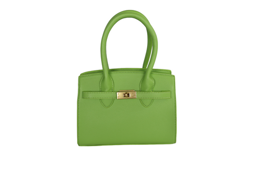 Borsa a mano in simil pelle Megan baby -lime