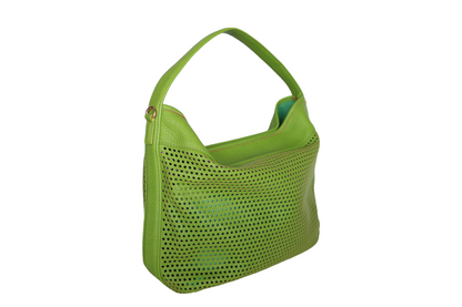 Borsa a spalla in simil pelle Isabel-verde