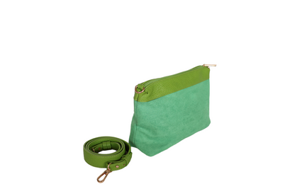 Borsa a spalla in simil pelle Isabel-verde